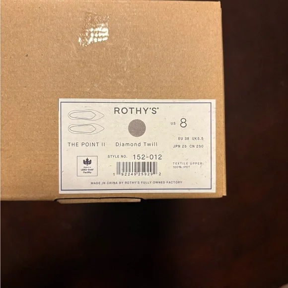 Rothy's Point II Diamond Twill - Picture 4 of 5